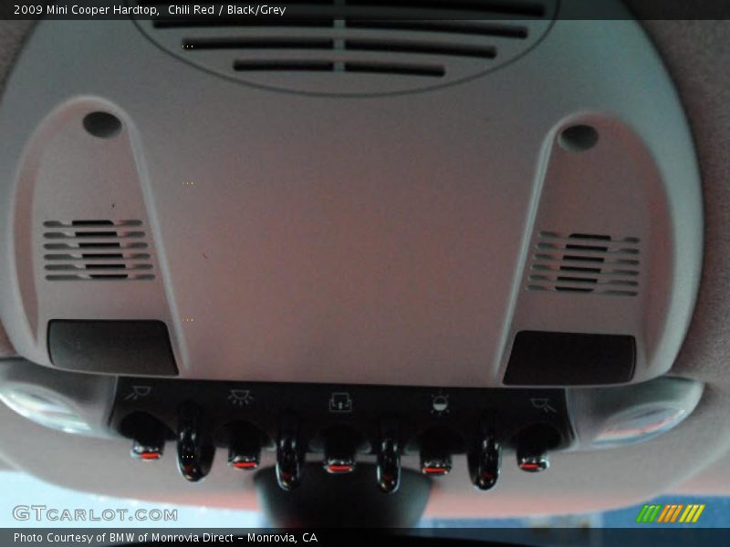 Chili Red / Black/Grey 2009 Mini Cooper Hardtop