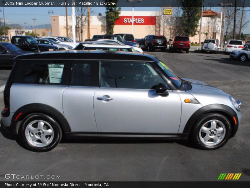 Pure Silver Metallic / Black/Grey 2009 Mini Cooper Clubman