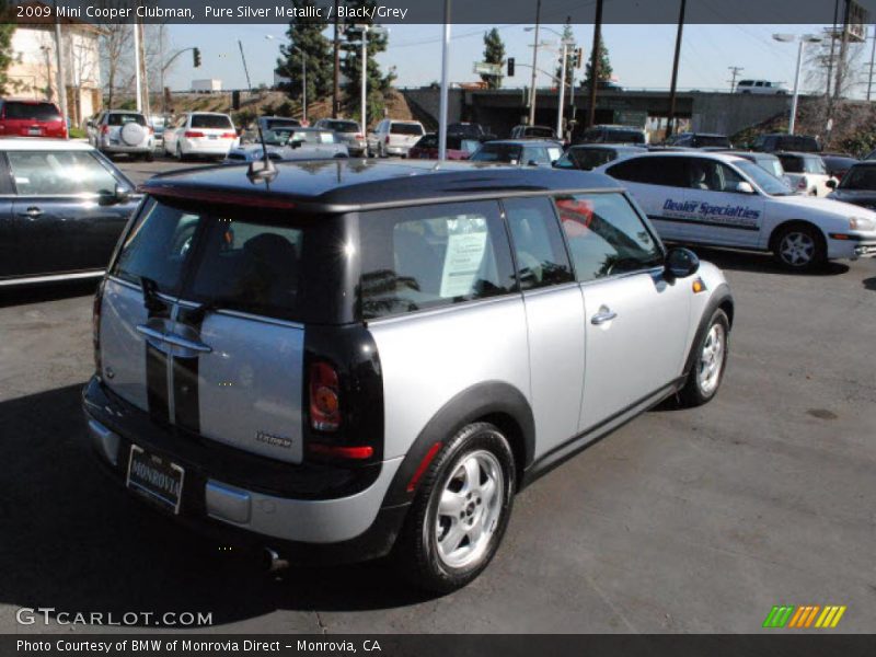 Pure Silver Metallic / Black/Grey 2009 Mini Cooper Clubman
