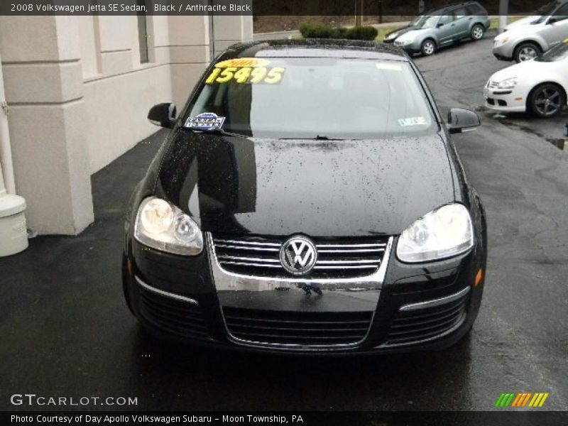 Black / Anthracite Black 2008 Volkswagen Jetta SE Sedan