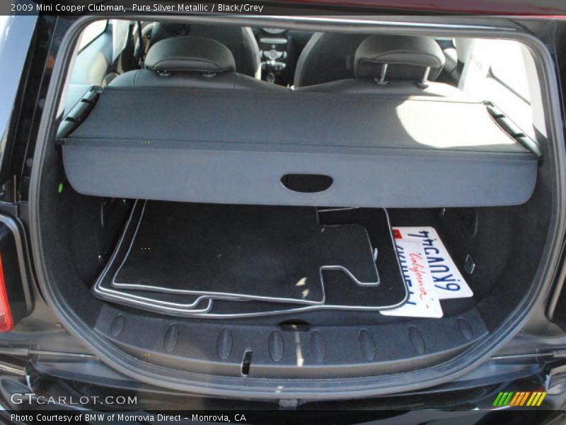 Pure Silver Metallic / Black/Grey 2009 Mini Cooper Clubman
