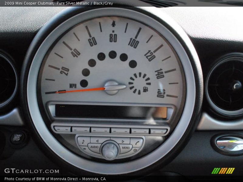 Pure Silver Metallic / Black/Grey 2009 Mini Cooper Clubman