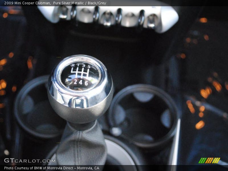 Pure Silver Metallic / Black/Grey 2009 Mini Cooper Clubman