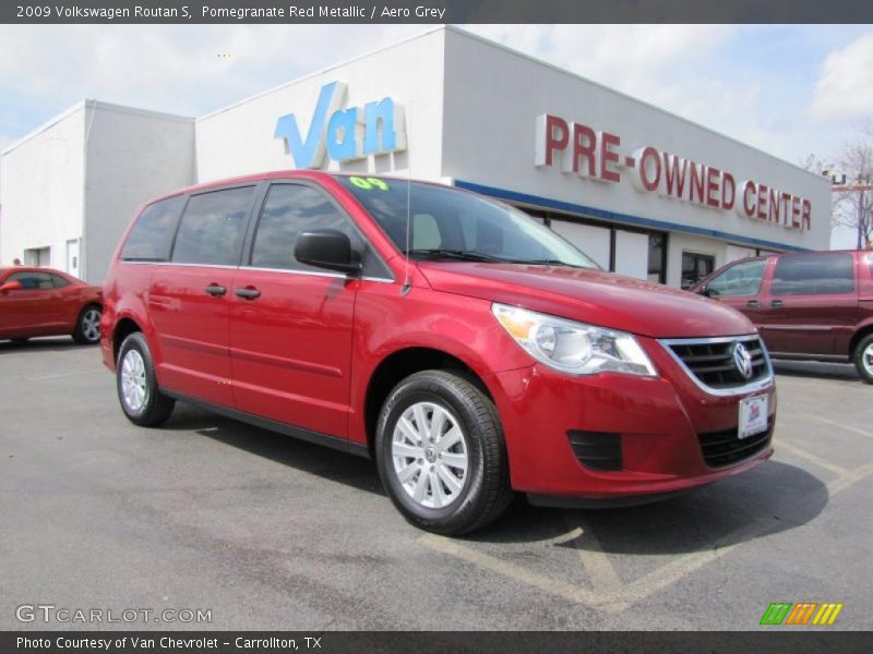 Pomegranate Red Metallic / Aero Grey 2009 Volkswagen Routan S