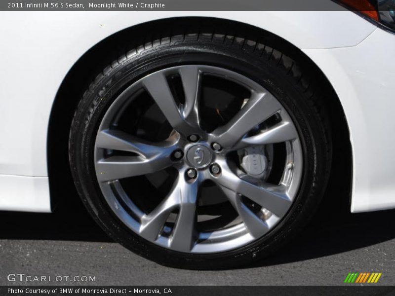 Moonlight White / Graphite 2011 Infiniti M 56 S Sedan
