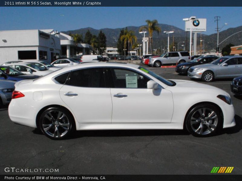 Moonlight White / Graphite 2011 Infiniti M 56 S Sedan