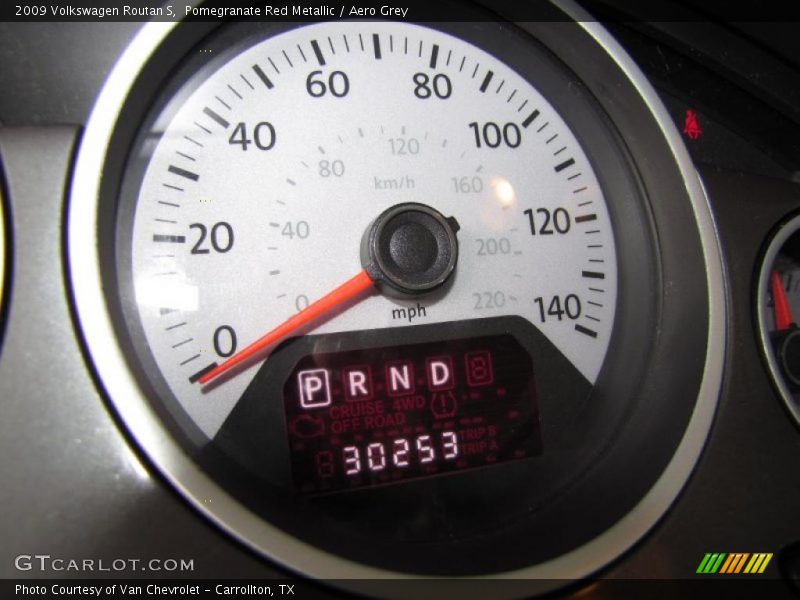 Pomegranate Red Metallic / Aero Grey 2009 Volkswagen Routan S