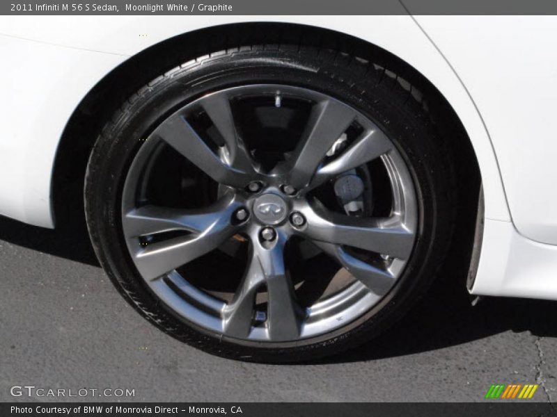 Moonlight White / Graphite 2011 Infiniti M 56 S Sedan