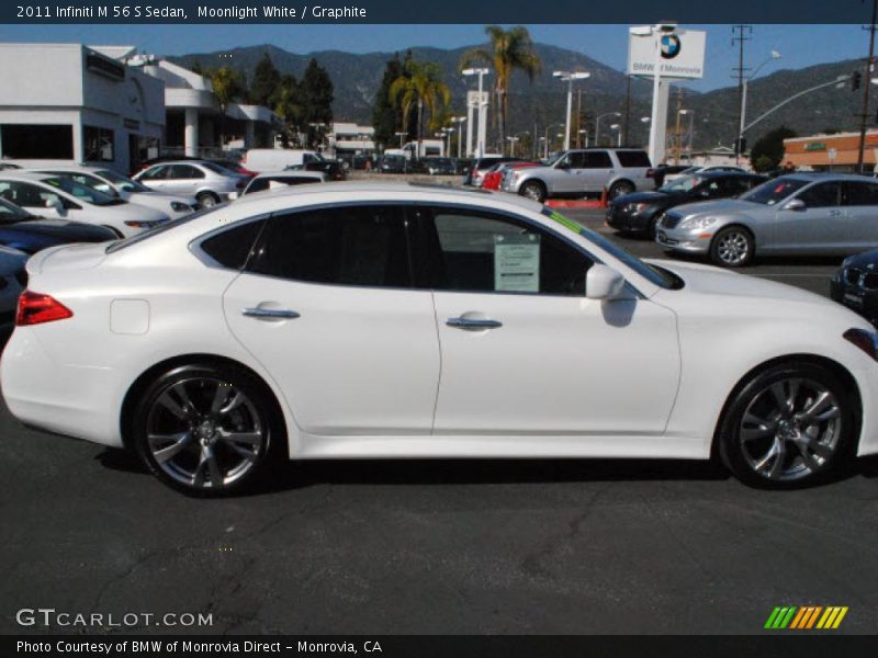 Moonlight White / Graphite 2011 Infiniti M 56 S Sedan