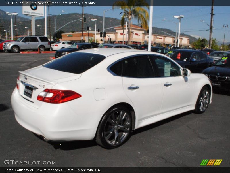 Moonlight White / Graphite 2011 Infiniti M 56 S Sedan