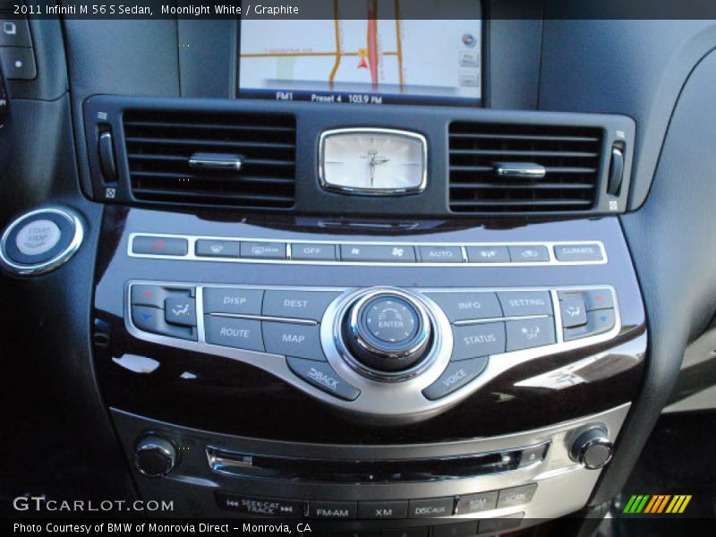 Controls of 2011 M 56 S Sedan
