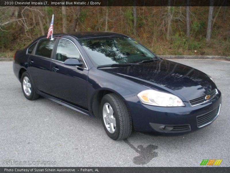 Imperial Blue Metallic / Ebony 2010 Chevrolet Impala LT
