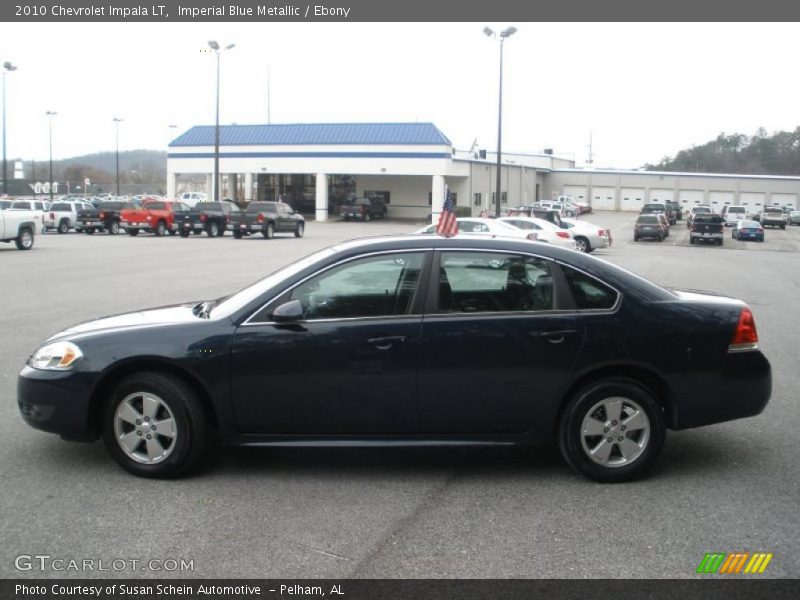 Imperial Blue Metallic / Ebony 2010 Chevrolet Impala LT