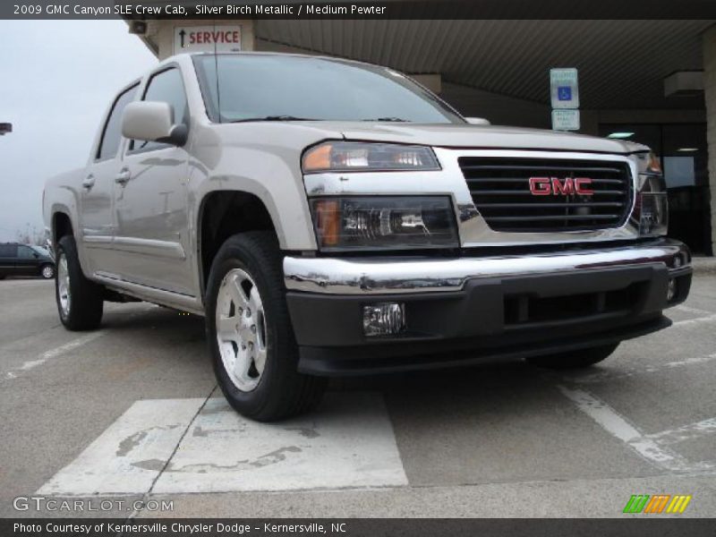 Silver Birch Metallic / Medium Pewter 2009 GMC Canyon SLE Crew Cab