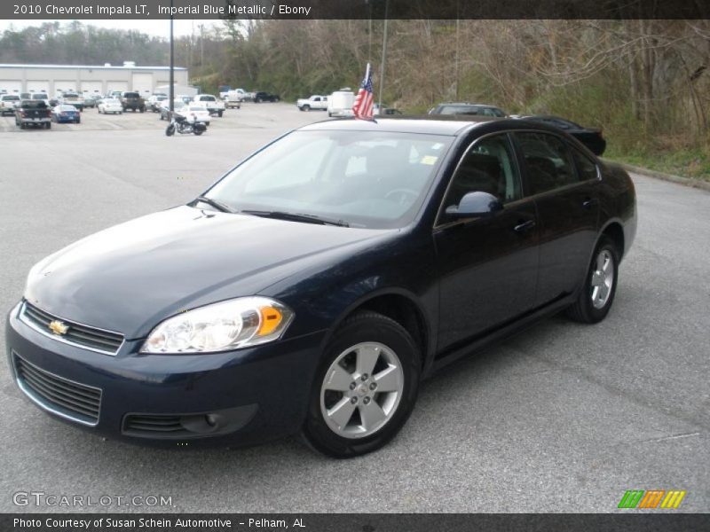 Imperial Blue Metallic / Ebony 2010 Chevrolet Impala LT
