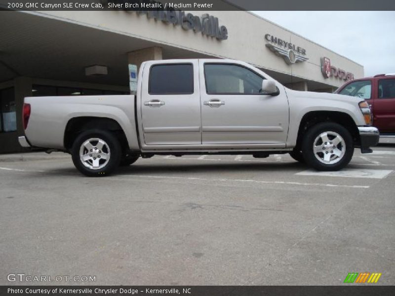 Silver Birch Metallic / Medium Pewter 2009 GMC Canyon SLE Crew Cab