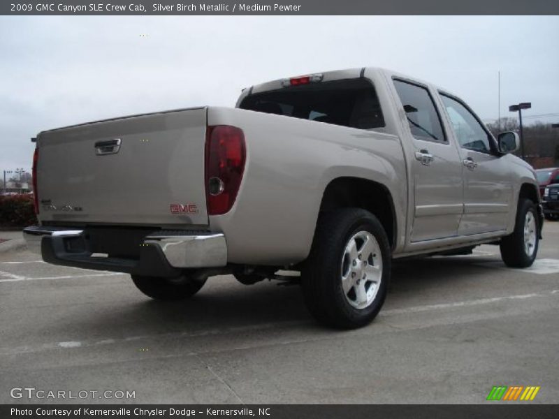 Silver Birch Metallic / Medium Pewter 2009 GMC Canyon SLE Crew Cab