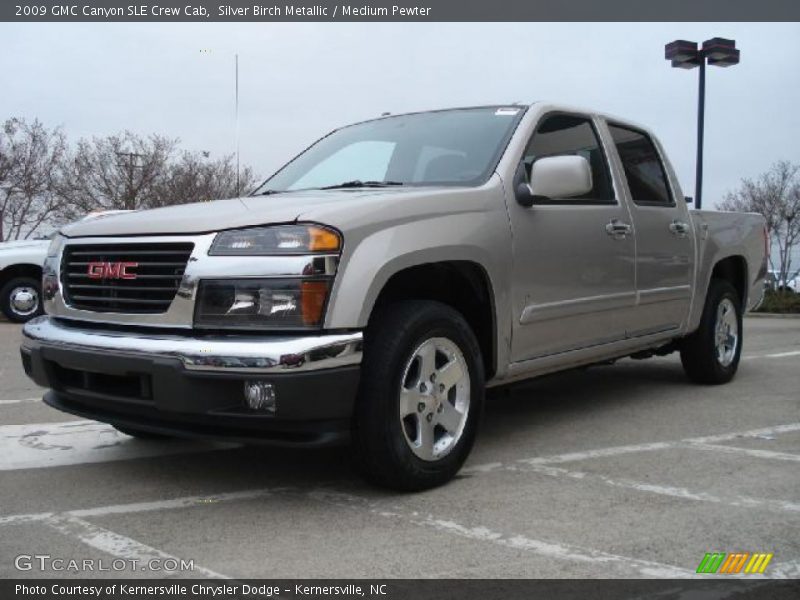 Silver Birch Metallic / Medium Pewter 2009 GMC Canyon SLE Crew Cab