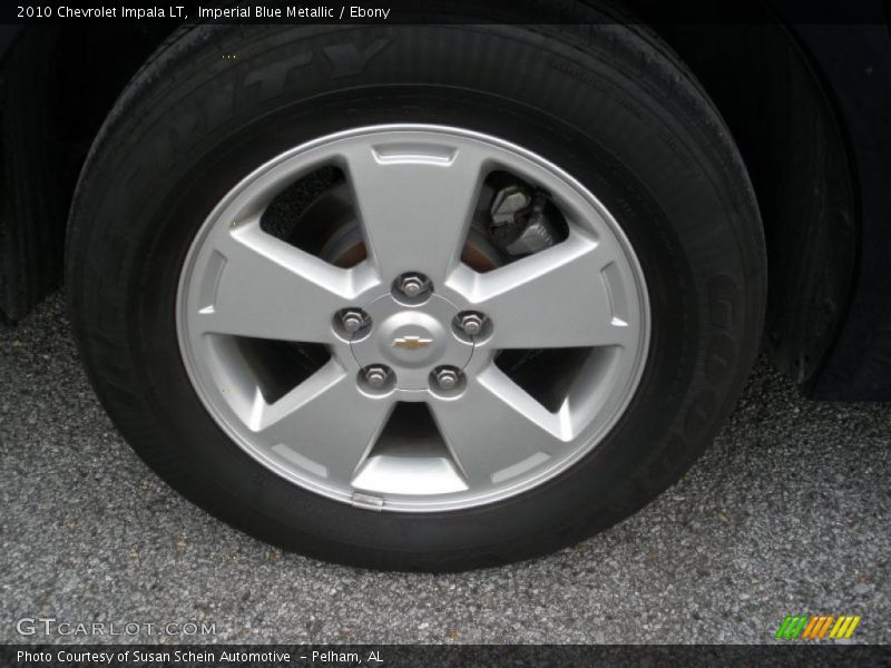 Imperial Blue Metallic / Ebony 2010 Chevrolet Impala LT