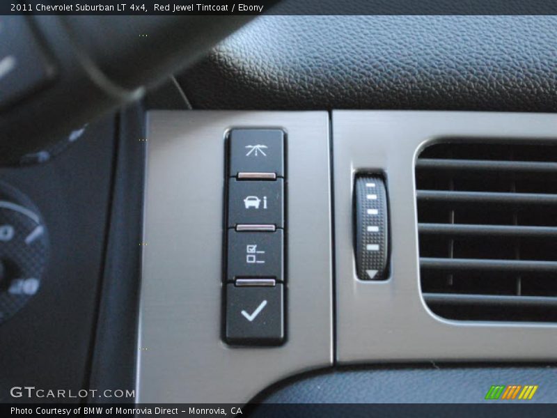 Controls of 2011 Suburban LT 4x4