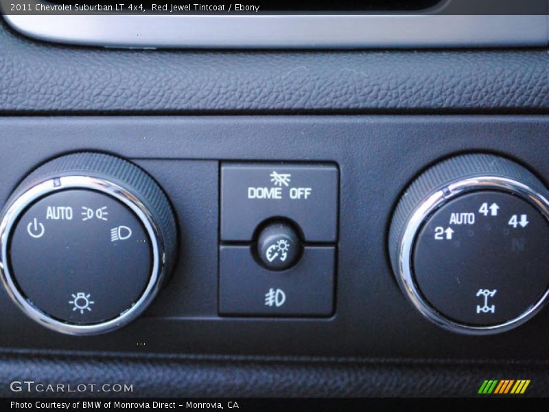 Controls of 2011 Suburban LT 4x4