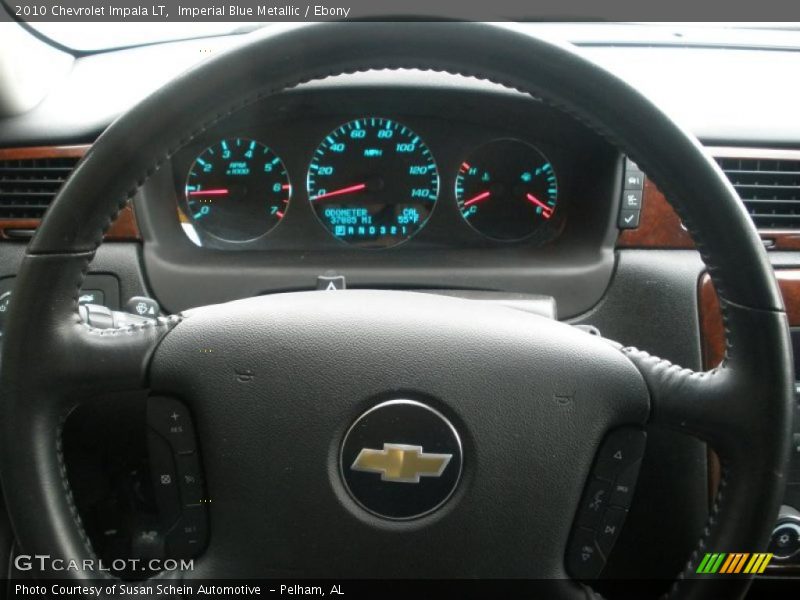 Imperial Blue Metallic / Ebony 2010 Chevrolet Impala LT