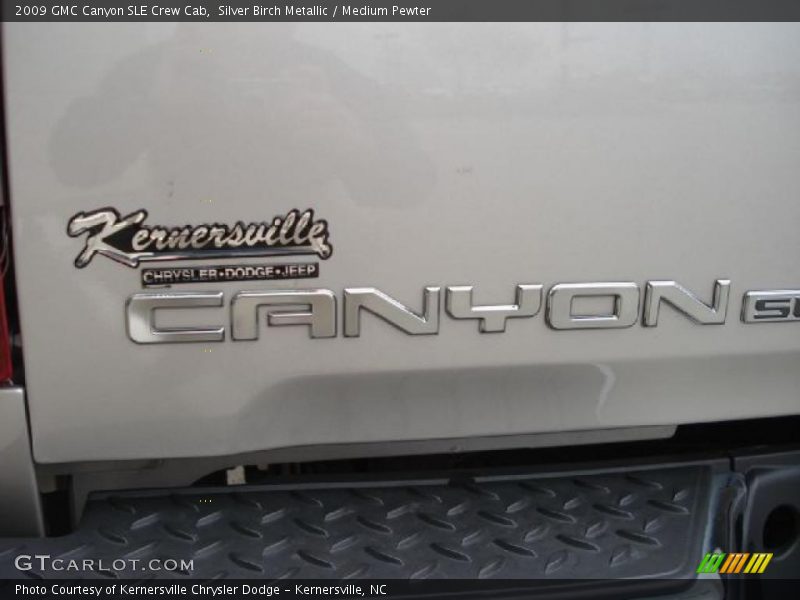 Silver Birch Metallic / Medium Pewter 2009 GMC Canyon SLE Crew Cab