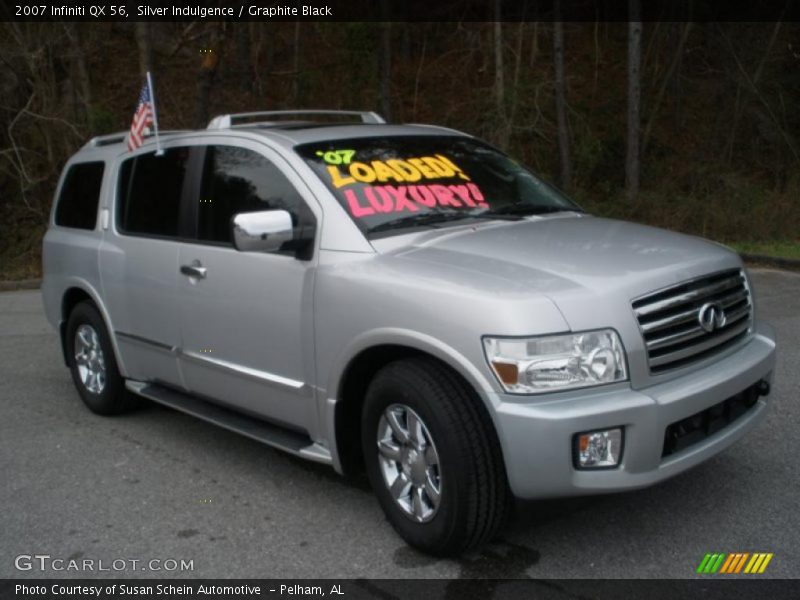 Silver Indulgence / Graphite Black 2007 Infiniti QX 56