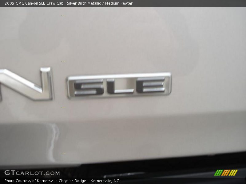 Silver Birch Metallic / Medium Pewter 2009 GMC Canyon SLE Crew Cab