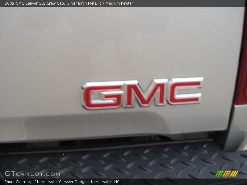 Silver Birch Metallic / Medium Pewter 2009 GMC Canyon SLE Crew Cab