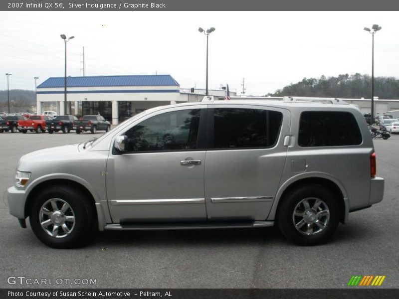 Silver Indulgence / Graphite Black 2007 Infiniti QX 56