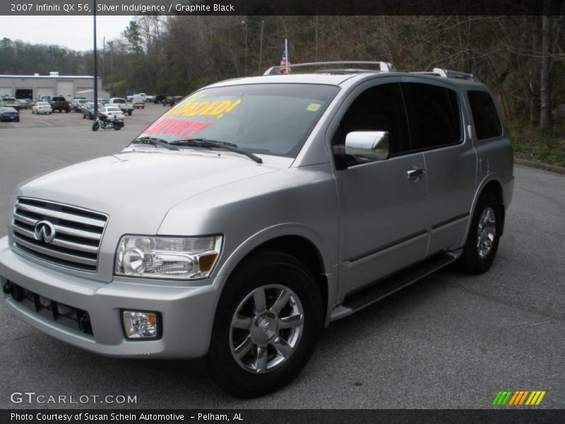 Silver Indulgence / Graphite Black 2007 Infiniti QX 56