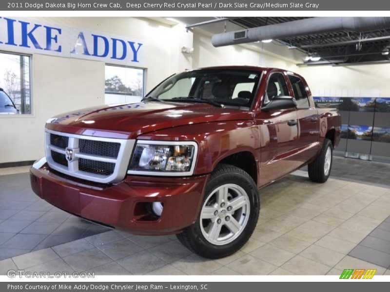 Deep Cherry Red Crystal Pearl / Dark Slate Gray/Medium Slate Gray 2011 Dodge Dakota Big Horn Crew Cab
