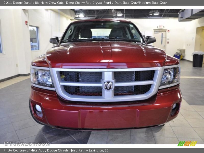 Deep Cherry Red Crystal Pearl / Dark Slate Gray/Medium Slate Gray 2011 Dodge Dakota Big Horn Crew Cab