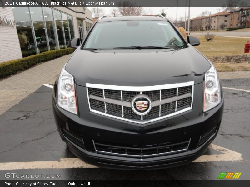 Black Ice Metallic / Ebony/Titanium 2011 Cadillac SRX FWD