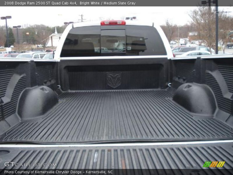 Bright White / Medium Slate Gray 2008 Dodge Ram 2500 ST Quad Cab 4x4