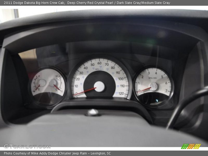 Deep Cherry Red Crystal Pearl / Dark Slate Gray/Medium Slate Gray 2011 Dodge Dakota Big Horn Crew Cab