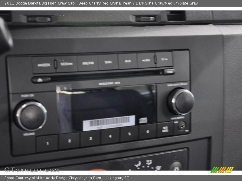 Deep Cherry Red Crystal Pearl / Dark Slate Gray/Medium Slate Gray 2011 Dodge Dakota Big Horn Crew Cab