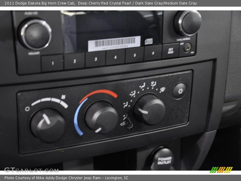 Deep Cherry Red Crystal Pearl / Dark Slate Gray/Medium Slate Gray 2011 Dodge Dakota Big Horn Crew Cab