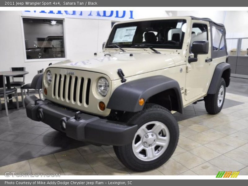 Sahara Tan / Black 2011 Jeep Wrangler Sport 4x4