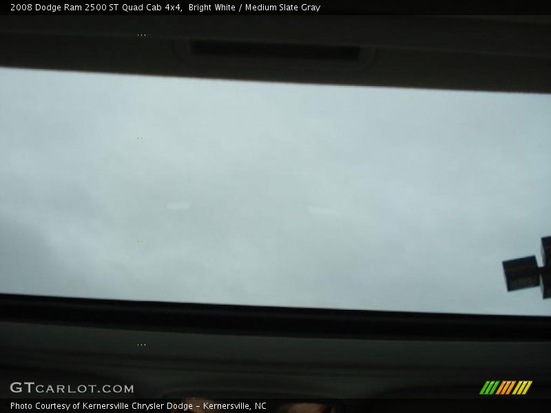 Bright White / Medium Slate Gray 2008 Dodge Ram 2500 ST Quad Cab 4x4