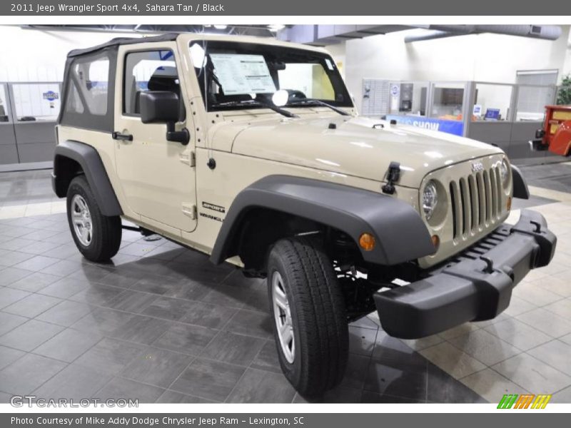 Sahara Tan / Black 2011 Jeep Wrangler Sport 4x4