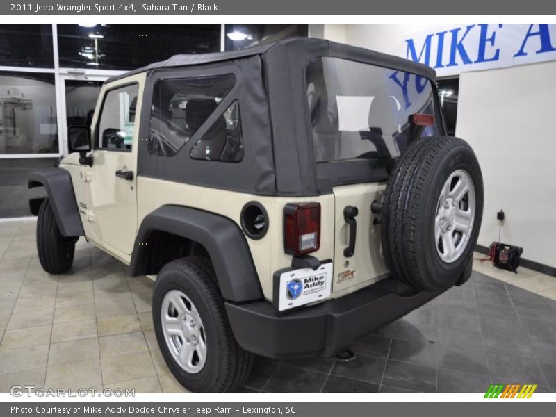 Sahara Tan / Black 2011 Jeep Wrangler Sport 4x4