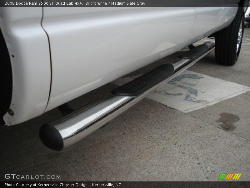 Bright White / Medium Slate Gray 2008 Dodge Ram 2500 ST Quad Cab 4x4