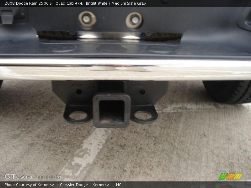 Bright White / Medium Slate Gray 2008 Dodge Ram 2500 ST Quad Cab 4x4