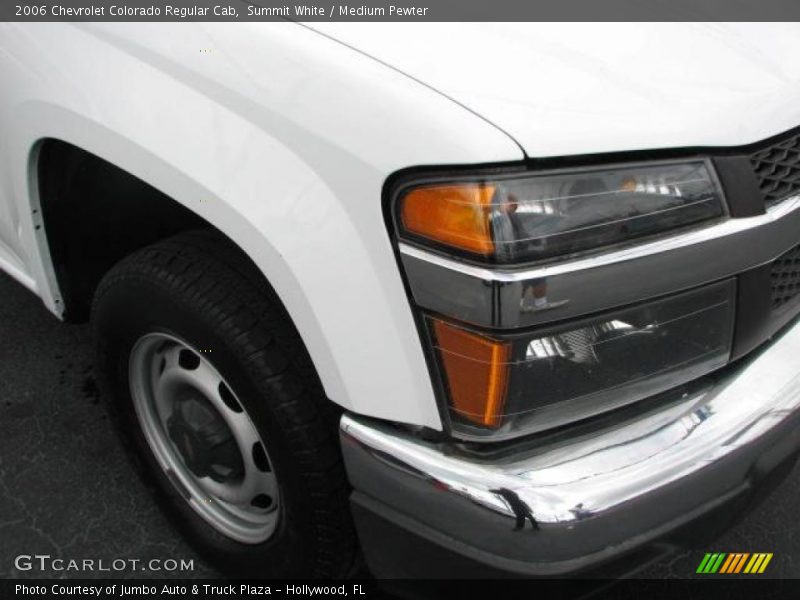 Summit White / Medium Pewter 2006 Chevrolet Colorado Regular Cab