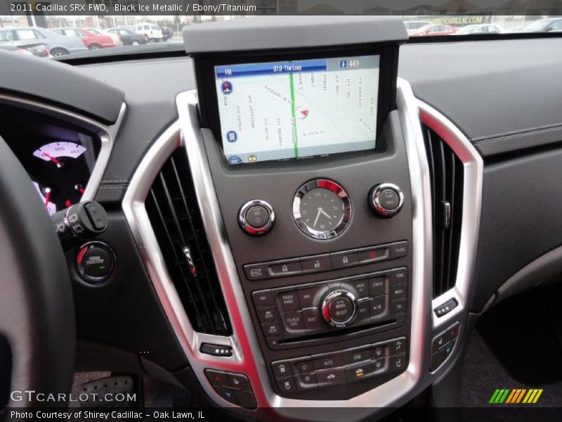 Black Ice Metallic / Ebony/Titanium 2011 Cadillac SRX FWD