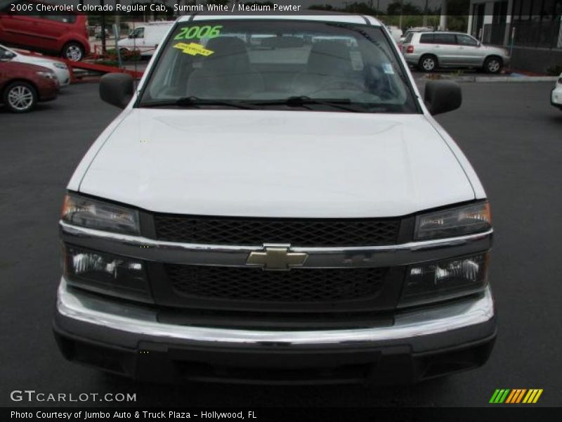 Summit White / Medium Pewter 2006 Chevrolet Colorado Regular Cab