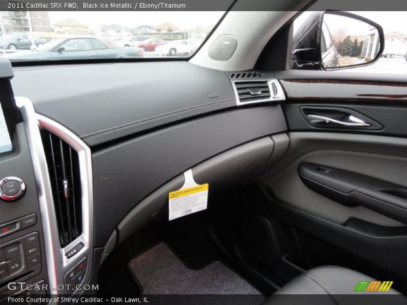 Black Ice Metallic / Ebony/Titanium 2011 Cadillac SRX FWD