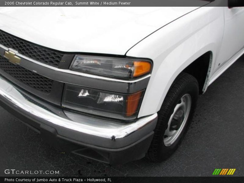 Summit White / Medium Pewter 2006 Chevrolet Colorado Regular Cab
